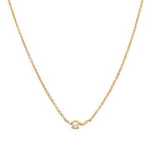Necklaces 1: RIPPLE NECKLACE (18K GOLD PLATED)
