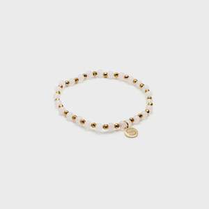 Rose Bracelet (Rose Quartz/Gold)