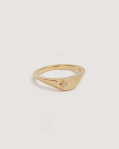 18k Gold Vermeil Lotus Ring - 7
