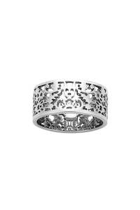 Rings 1: KW Silver Filigree 9mm Ring