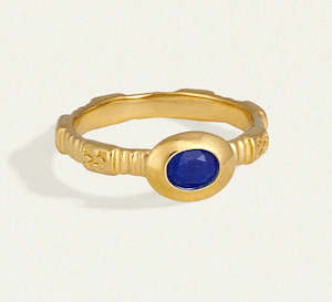 Rings 1: Lazuli Ring (Gold Vermeil)