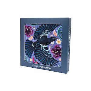 Catherine Marion: Catherine Marion - Tuneful Tui Set of 4 - Boxed Coasters