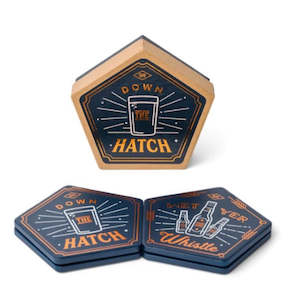 Gentlemans Hardware: Beer Coasters (set of 4)