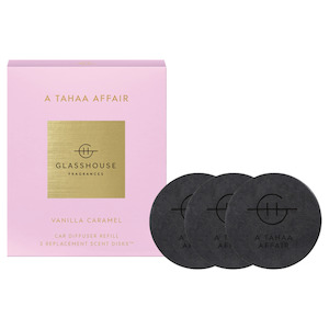 Glasshouse   3 Replacement Scent Disks for Car Diffuser - A TAHAA AFFAIR