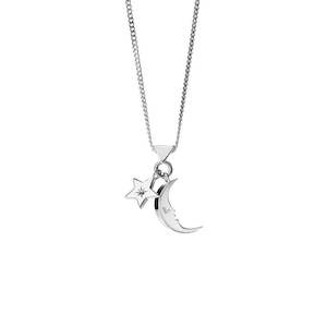 Karen Walker: KW Moon & Star Necklace
