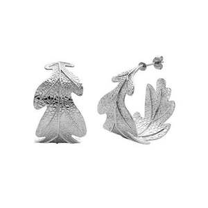 Karen Walker: KW Oak Leaf Earrings