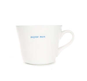 bucket mug 'Super Mum'