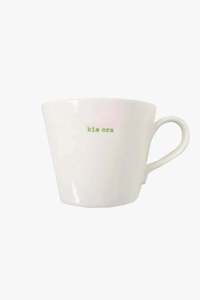 bucket mug Maori Words