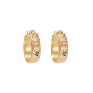Kirstin Ash: Sundance Hoops - 18k Gold Plated