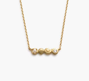 Kirstin Ash: Shoreside Necklace (18 gold Vermeil)