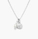 Memoir pearl necklace - silver