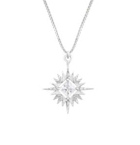 Starburst Necklace (Silver)