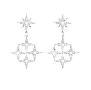 Lindi Kingi: Constellation Earrings (Silver)