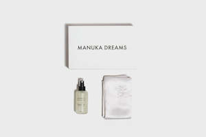 Manuka Dreams: Signature Set (Pillowcase and sleep mist in gift box) ( Ivory)
