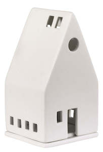 Radar: Räder - Small Window House - Porcelain Tealight House