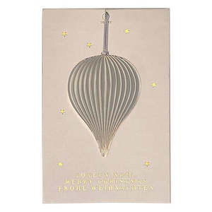 Räder - Grey Raindrop - Christmas Hanging Ornament