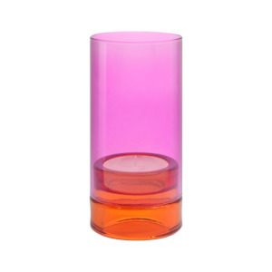 Glass lantern Lys  pink