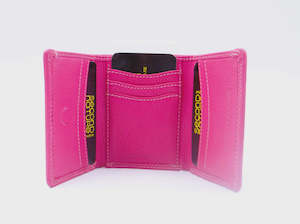 Second Nature: Card and Cash Trifold - Fuchsia