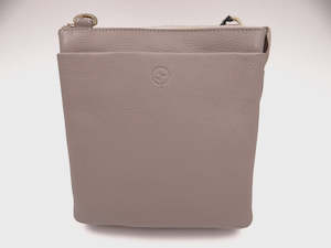 Second Nature: Cross Body Shoulder Bag gold fittings-wild oat