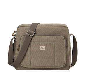 Classic Zip Top Satchel - Brown