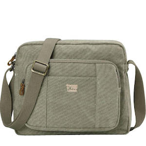 Troop: Classic Zip Top Satchel - Khaki
