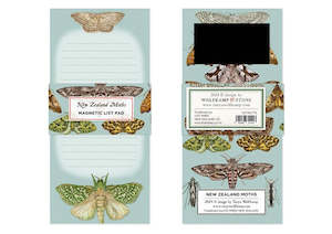 Wolfkamp & Stone - Moths - Magnetic List Pad