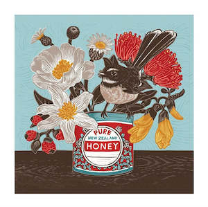 Wolfkamp & Stone - Piwakawaka - Card