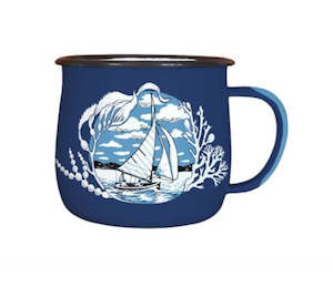 Wolfkamp Stone: Wolfkamp & Stone - P Class - Enamel Mug