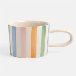 Glasses And Mugs: Multi Stripes mug