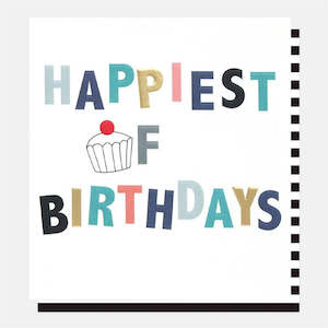 Caroline Gardner - Happiest Of Birthdays - Birthday Card