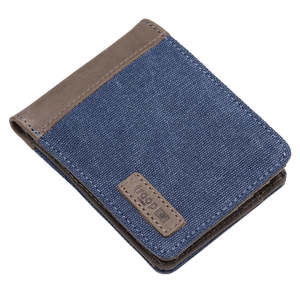 Idaho Canvas Wallet - Blue
