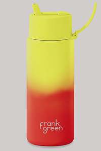 Outdoor And Adventure: 34oz SS Ultralite Bottle Colour Change Lava with Flip Straw Lid