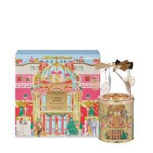 Gift Sets: GF 380g Candle with Spinning Carousel Xmas Gift Set - A Tahaa Affair