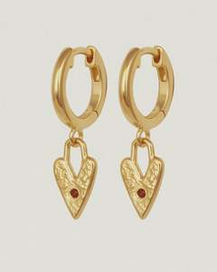 Earrings 1: Lover Earrings - Gold Vermeil