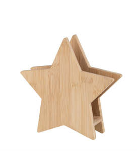 Kitchen Homeware: Räder - Star Shaped - Empty Luncheon Christmas Napkin Holder