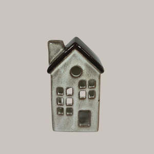 Home Decor: The Silver Nook Tealight House - Natural 10cm