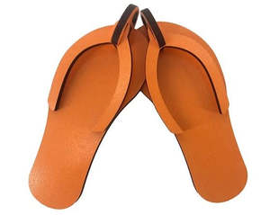 Home Decor: Jandal Decoration - Orange