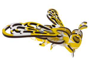 Bee Decoration - Floral Yellow