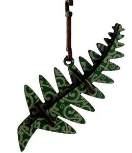 Home Decor: Fern decoration - Green Koru