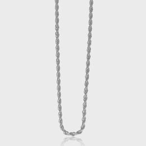 Necklaces 1: Steel Me Regular Silver Rope Chain