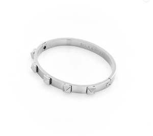 Bracelets 1: Rock Glam Bangle - Silver