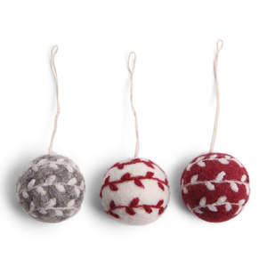 Gry Sif: Ball Ornaments-Set of 3