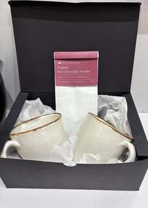McGlashen "specked" Coffee Cup ( 2 Pack ) with Honest Hot Choc