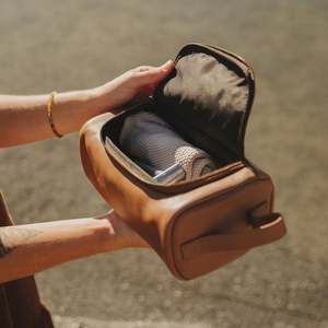 Bag Accessories: Ralph Toiletry Bag (Tan)