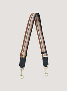 Feature Strap Webbing Toffee Multi