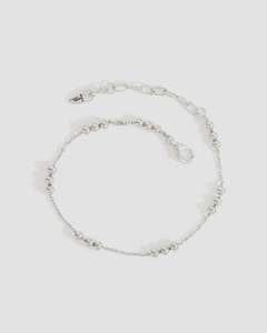 Alba Station Bracelet Silver