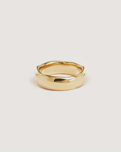 18k Gold Vermeil Lover Bold Ring - 8