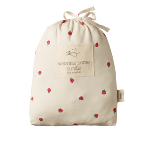 Clothing: WELCOME HOME SET, Raspberry Print, Newborn
