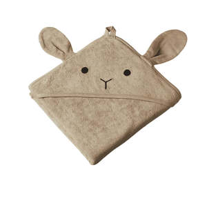 Clothing: Bunny Hooded Towel - Nougat - One Size