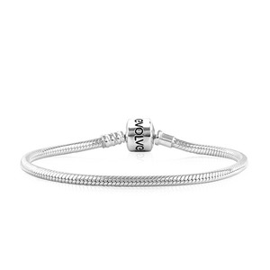 Signature Bracelet - Silver - Charm Carrier 20cm